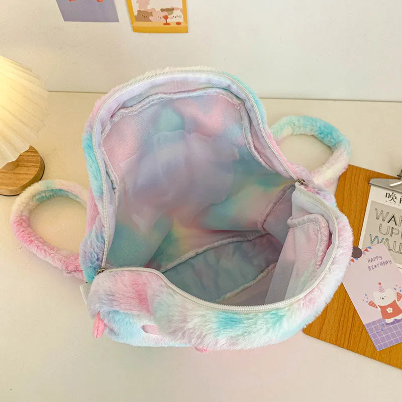 Cute Color Cat's Paw Large Capacity Backpacks