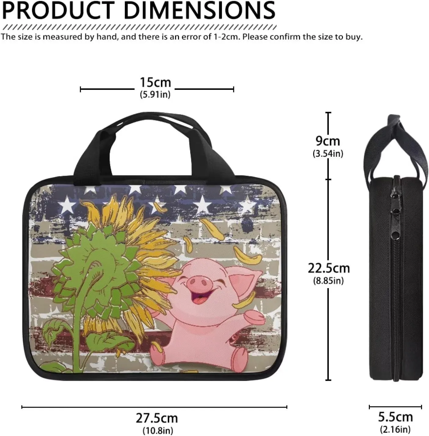 Cute Patterns Bible Cover Bible Case for Women Canvas Bible Tote Bag with Built-in Pocket Handle Church Book Cover