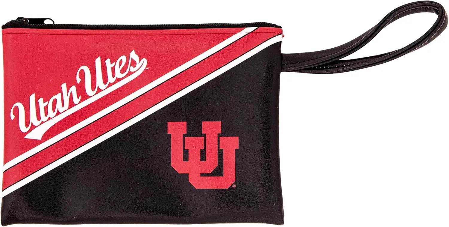 Desert Cactus University of Utah Wristlet UT Utes Vegan Leather (Wristlet)