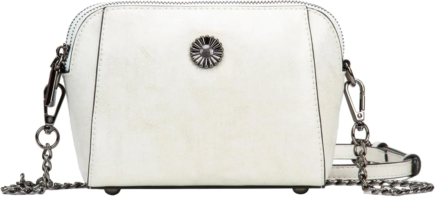 Designer Leather Small Crossbody Bags Purses for Women Cell Phone Bag Soft Women's Shoulder Handbags Gifts for Women