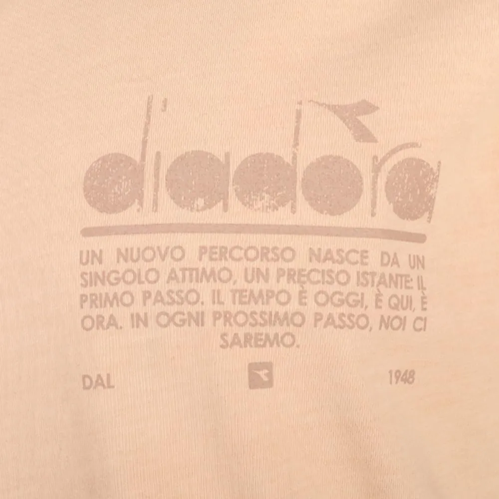 Diadora Mens Manifesto Palette Crew Neck Short Sleeve Casual Tops Casual - Beige