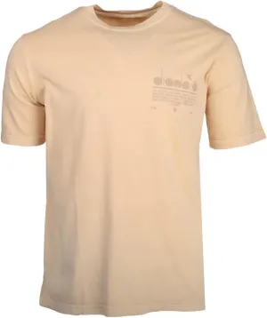 Diadora Mens Manifesto Palette Crew Neck Short Sleeve Casual Tops Casual - Beige