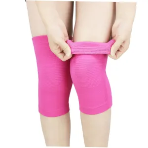 Didiseaon 1Pair Pink Sports Support Sleeve Elastic Knee Pads for Climbing Hiking Running and Workout Protective Brace for Joint Support and Fitness Activities