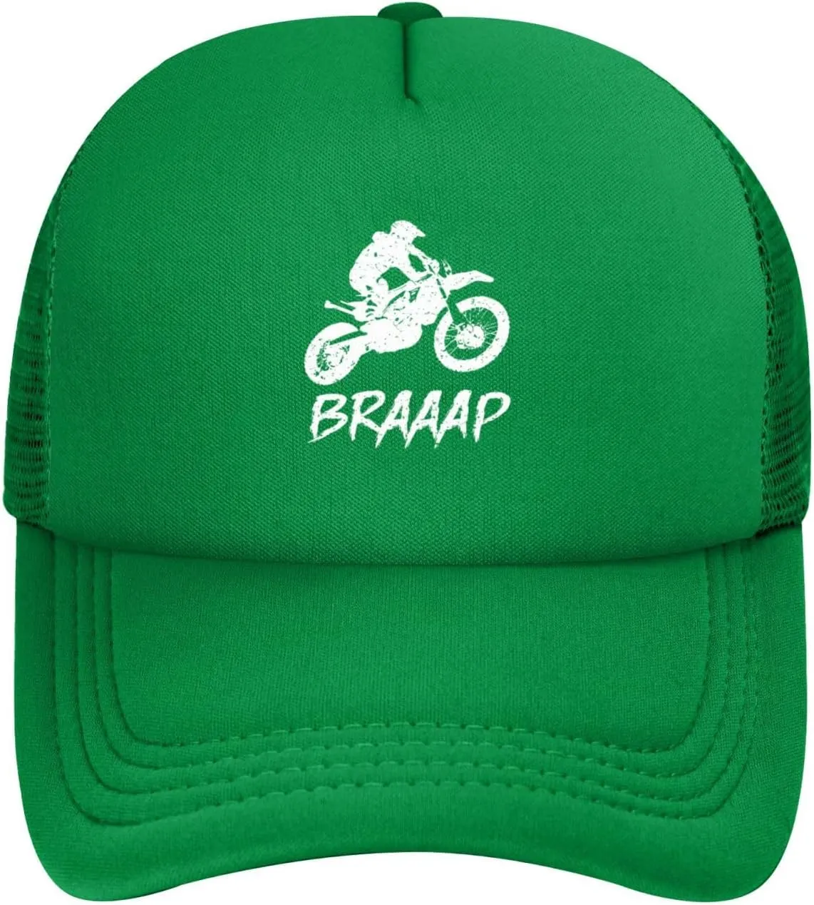 Dirt BKE Motocross American Flag Adjustable Mesh Baseball Cap Breathable Sports Outdoor Hat