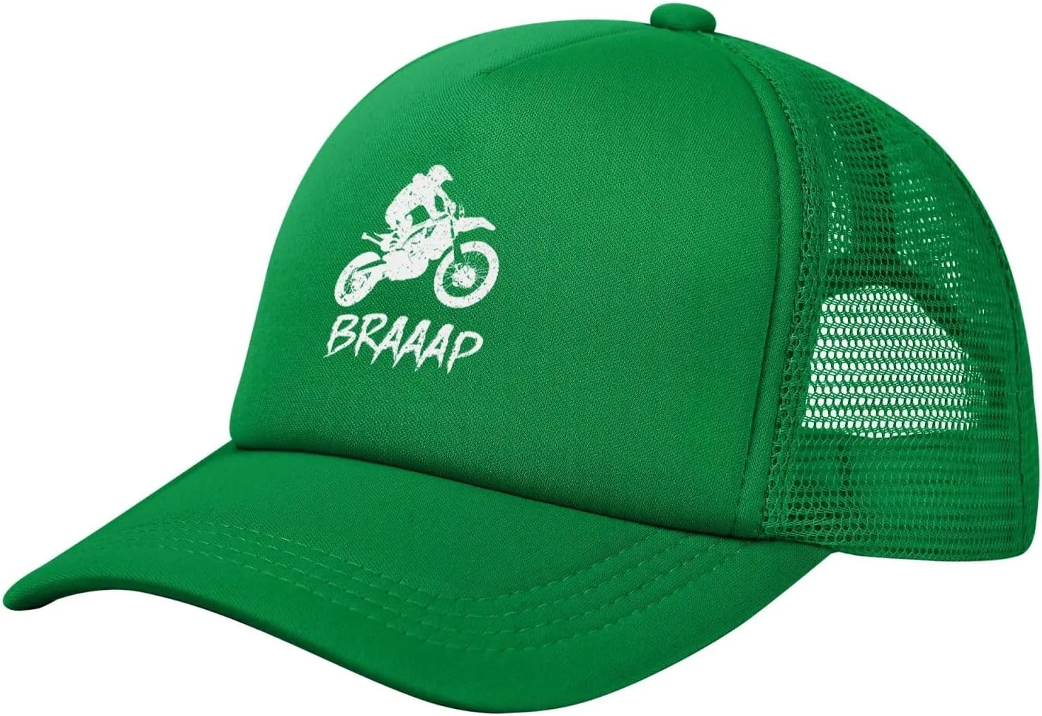 Dirt BKE Motocross American Flag Adjustable Mesh Baseball Cap Breathable Sports Outdoor Hat