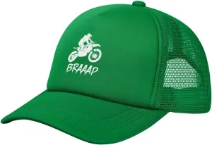 Dirt BKE Motocross American Flag Adjustable Mesh Baseball Cap Breathable Sports Outdoor Hat