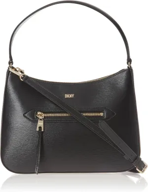 DKNY Chelsea Medium Hobo Bag, Black/Gold
