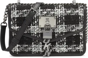 DKNY Elissa Small Shoulder Bag with Logo Charm