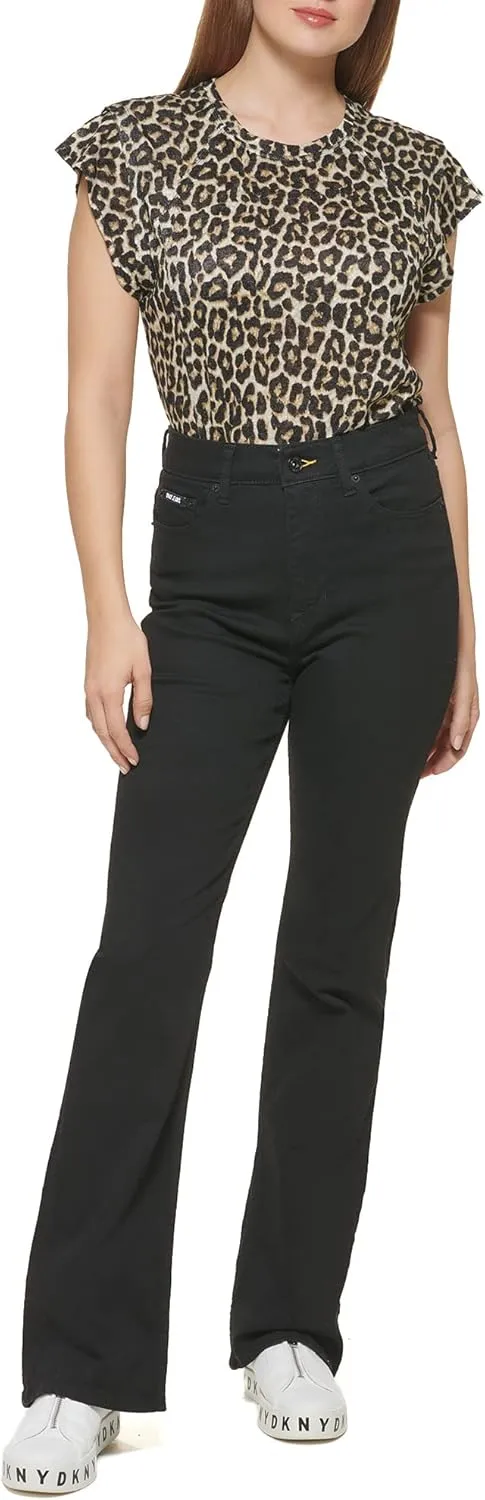 DKNY Women's High Rise Bootcut Jeans