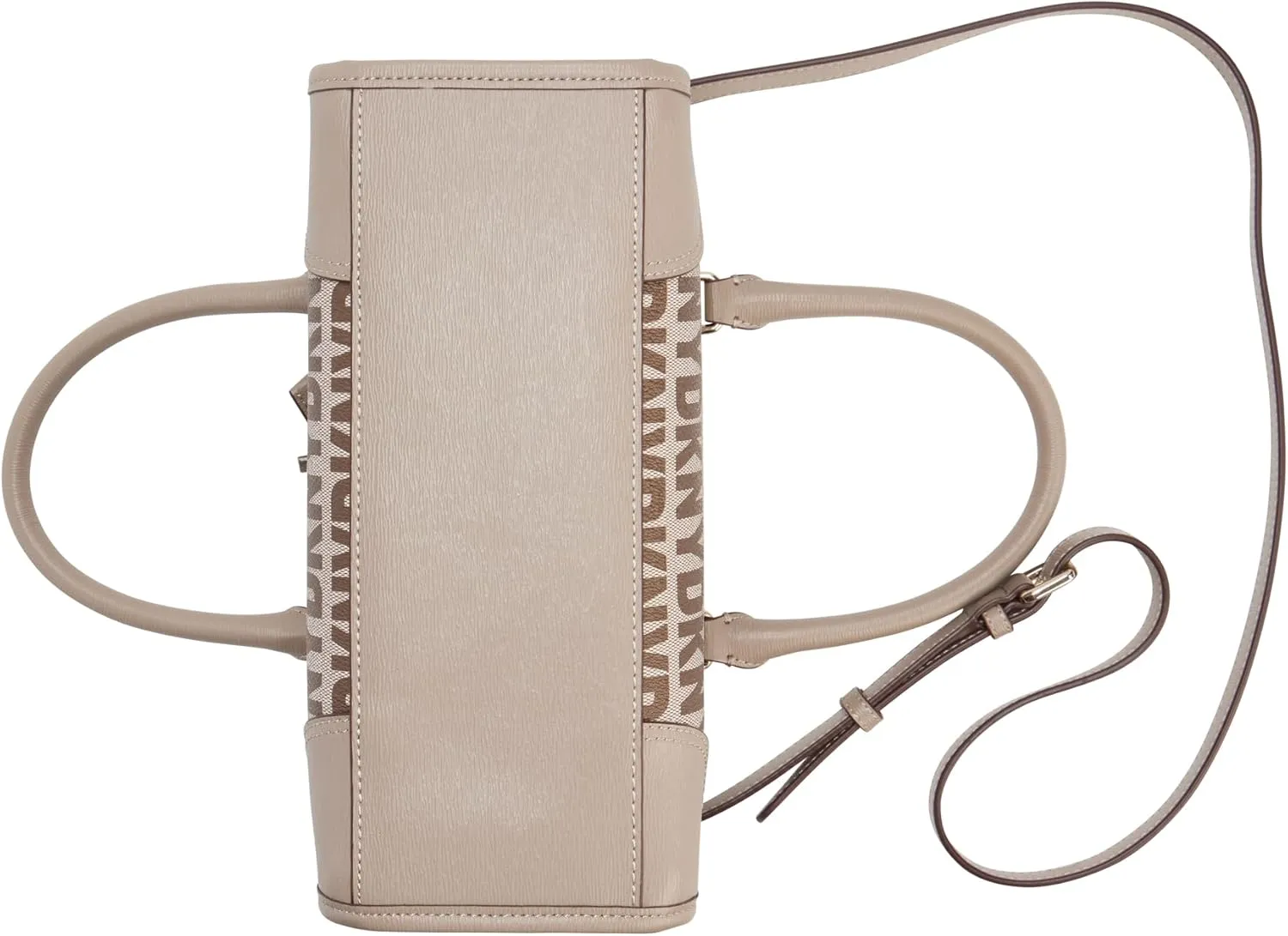 DKNY womens Perri Satchel With Logo Charm