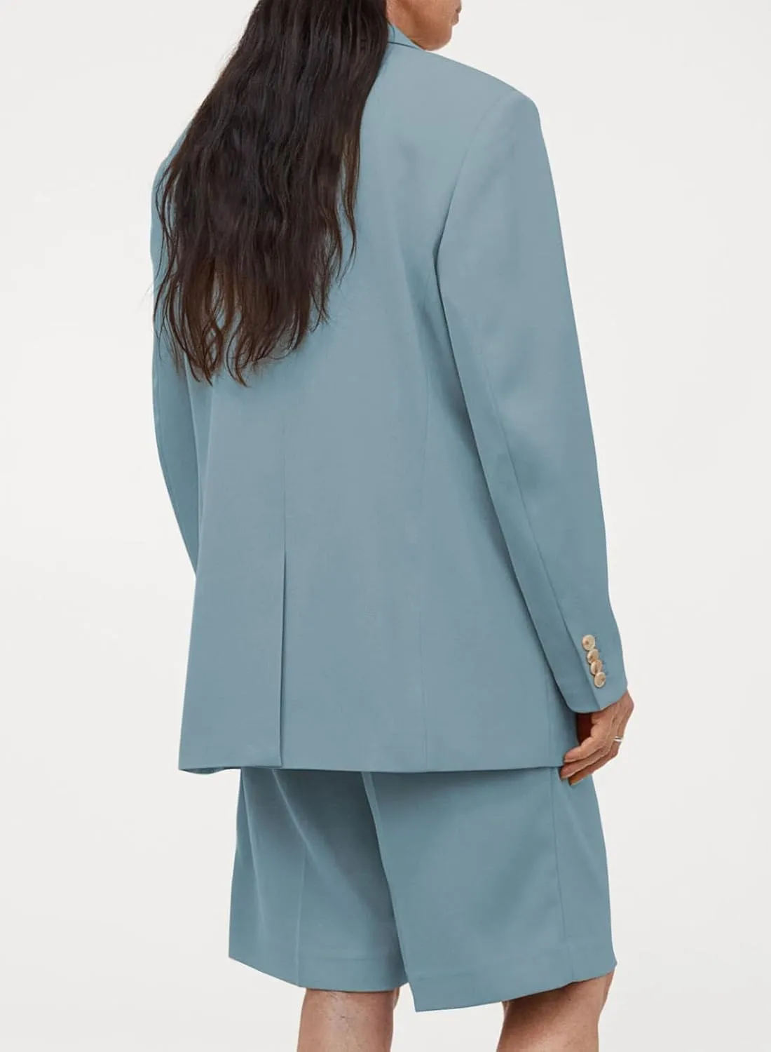 Dokotoo Womens 2024 Fashion Spring Lapel Collar Buttons Blazer Jackets for Women Business Casual