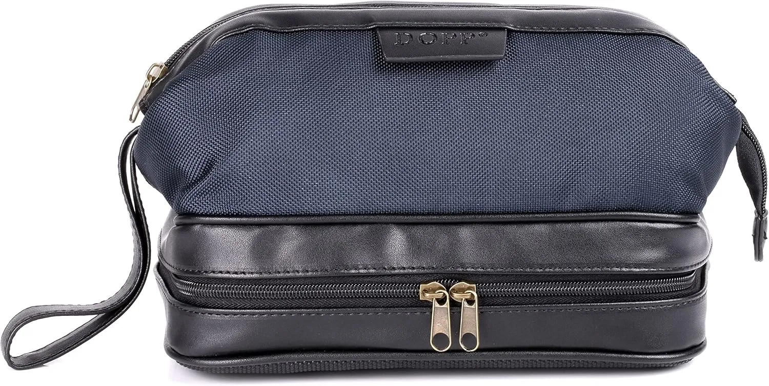 Dopp® Business Class Zip-Bottom Kit Navy