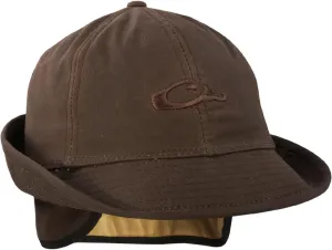 Drake Waterfowl Unisex DH7007-BRN Waxed Canvas Insulated Jones Hat, Brown, Large/X-Large