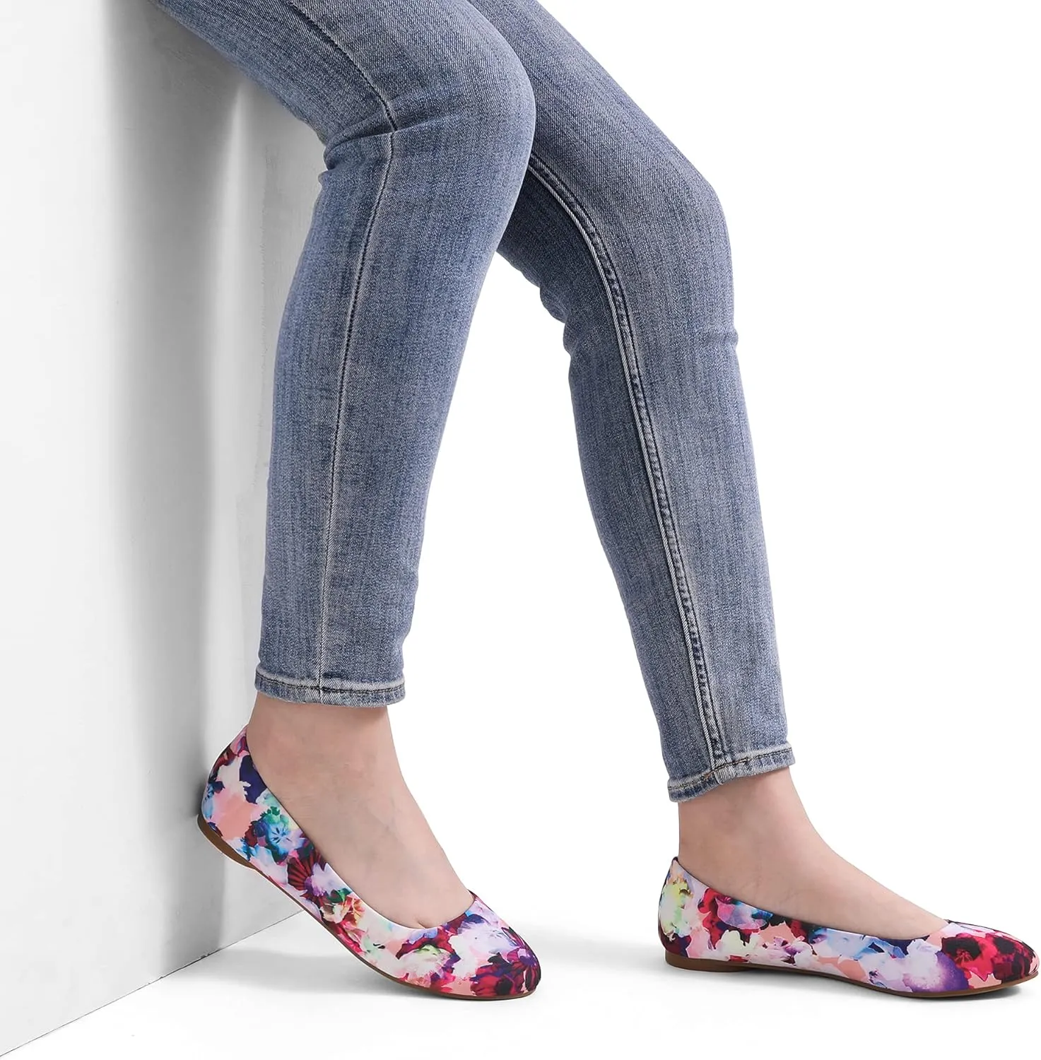 DREAM PAIRS Women's Sole-Simple Ballerina Walking Flats Shoes