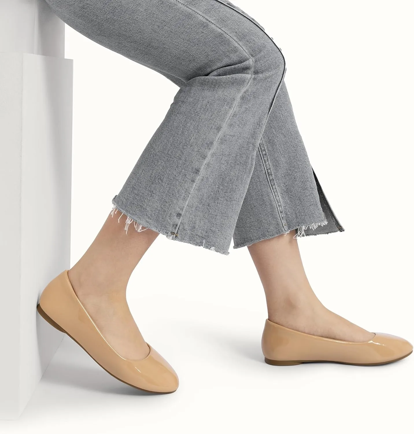 DREAM PAIRS Women's Sole-Simple Ballerina Walking Flats Shoes