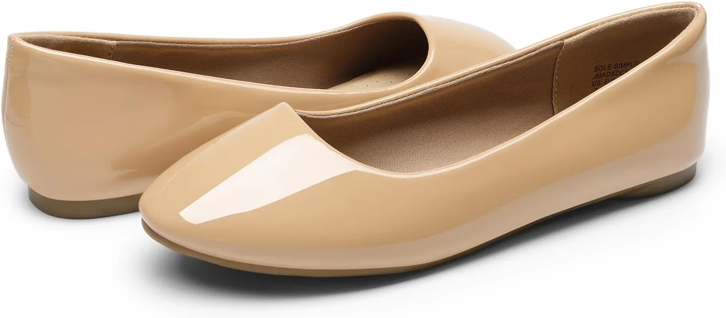 DREAM PAIRS Women's Sole-Simple Ballerina Walking Flats Shoes