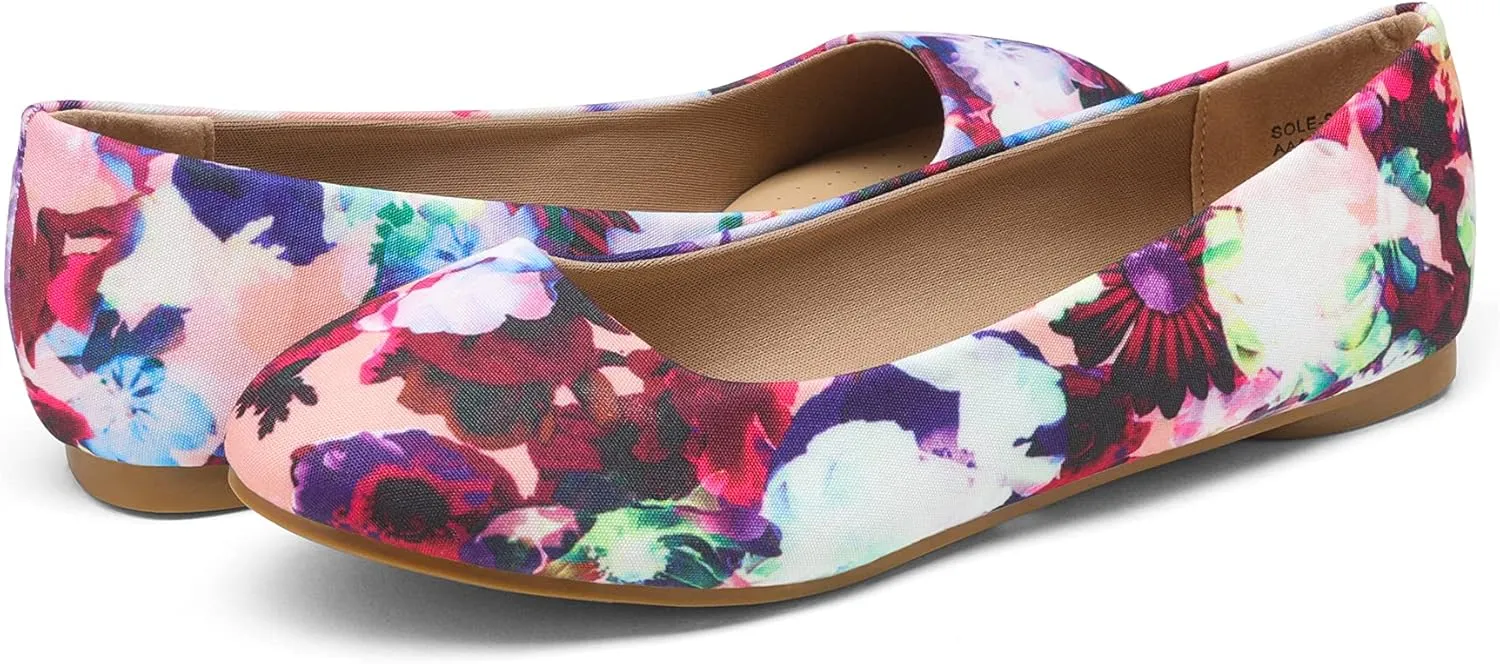 DREAM PAIRS Women's Sole-Simple Ballerina Walking Flats Shoes