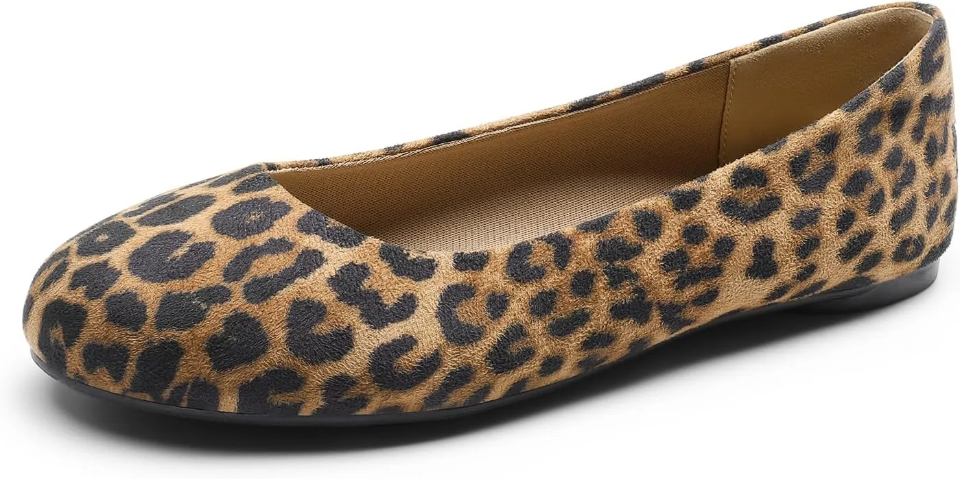DREAM PAIRS Women's Sole-Simple Ballerina Walking Flats Shoes