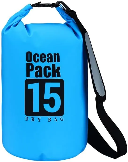 Dry Bag Backpack Waterproof Shoulder Bag Swimming Bag Camping Bag Stream Tracing Bag Drifting Barrel Bag PVC High Waterproof High Frequency Seaming Sports Bag for Men/Women