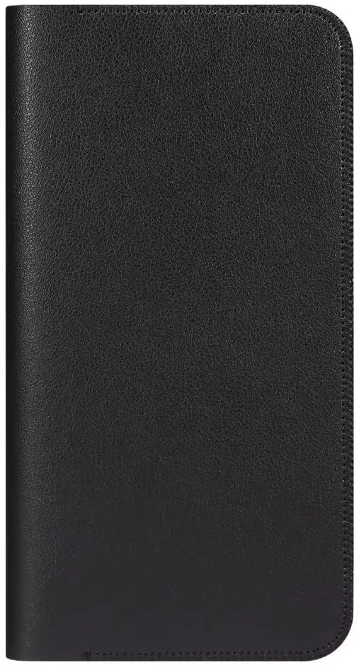 Dual compartment mobile phone bag wallet style business clutch, unisex bag