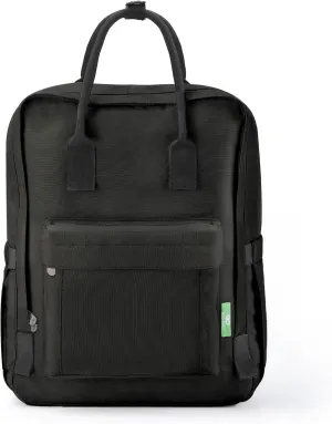 ECO CHIC Waterproof Recycled Canvas Twin-Handle Backpack – Sustainable Laptop Backpack
