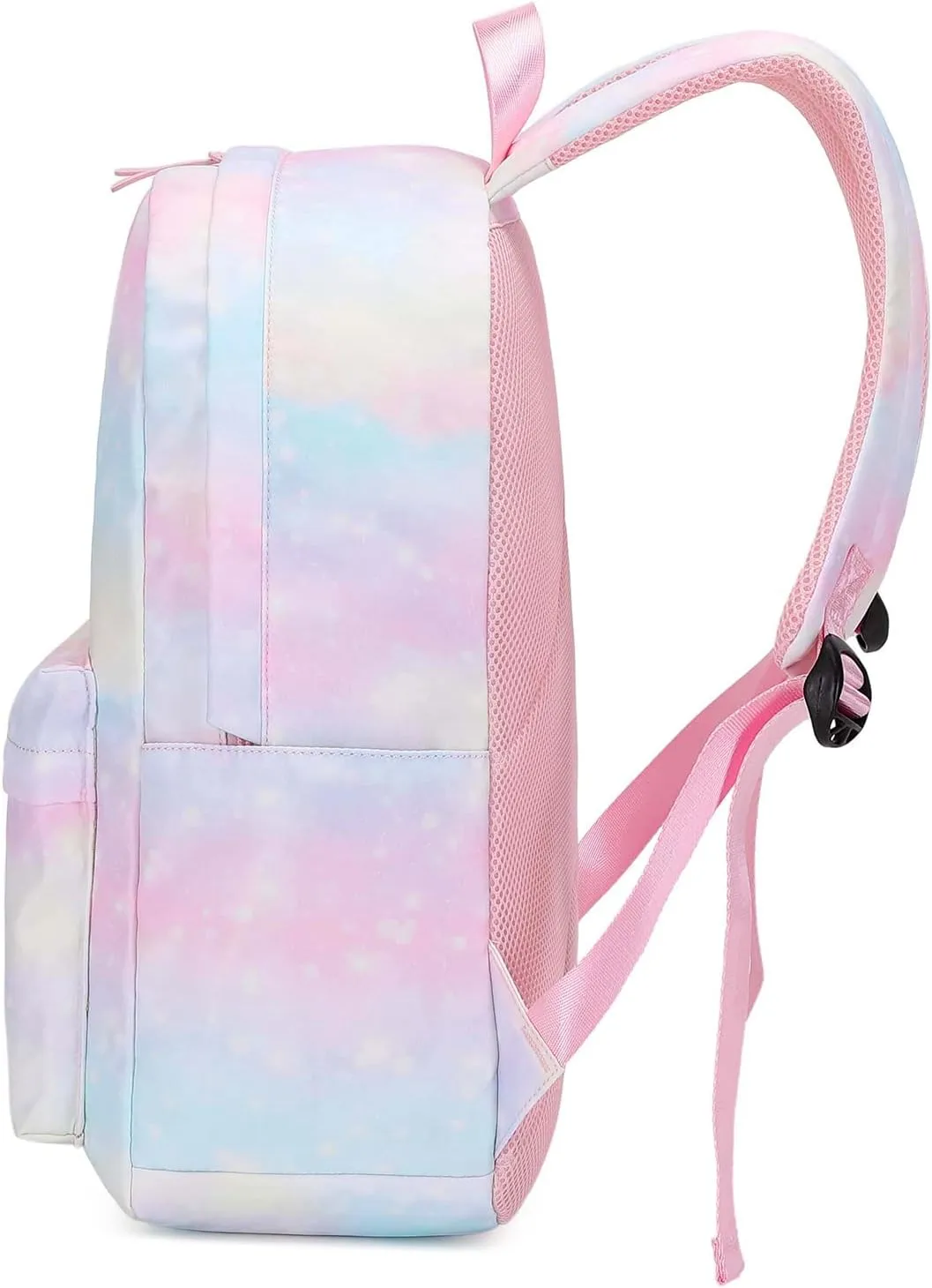 ecodudo Rainbow Girls Backpack Set for Teens Backpacks School Bookbags with Lunch Bag (Rainbow)