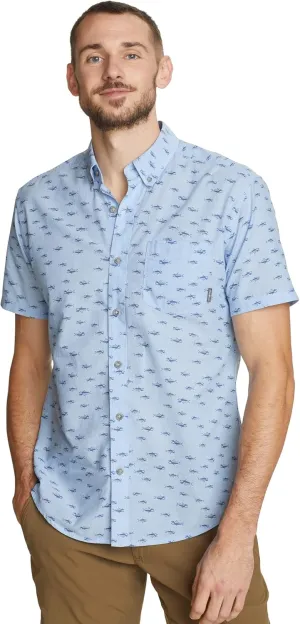 Eddie Bauer Men's Printed Baja Short-Sleeve Shirt