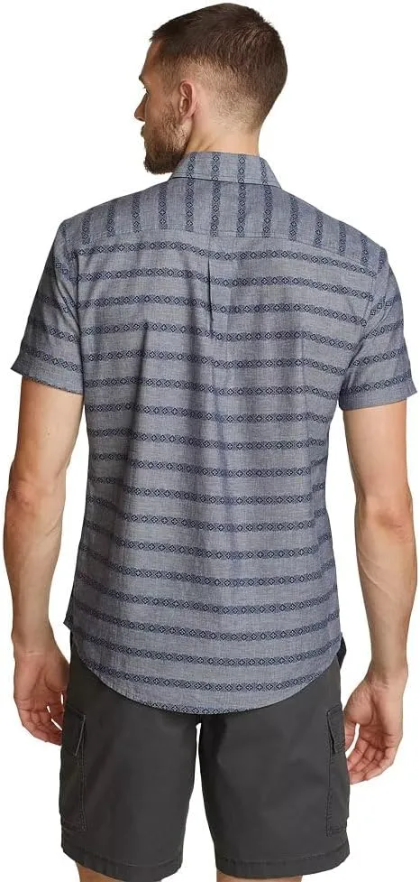 Eddie Bauer Men's Printed Baja Short-Sleeve Shirt