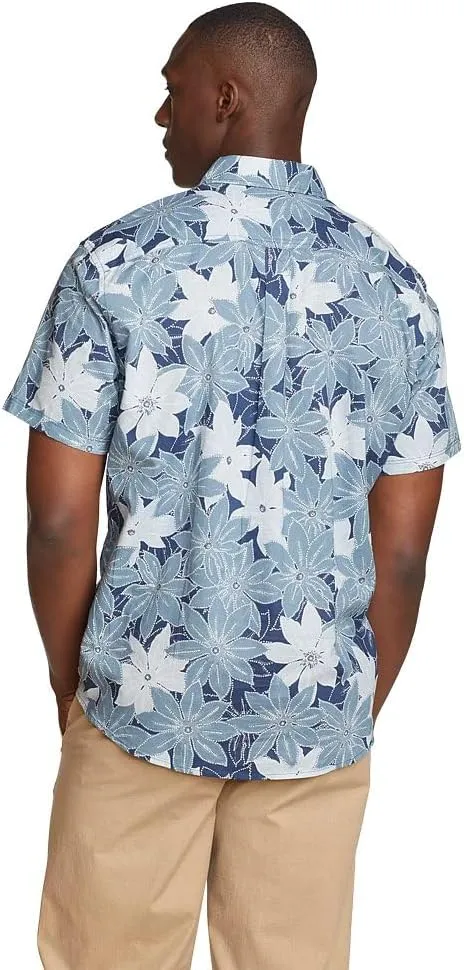 Eddie Bauer Men's Printed Baja Short-Sleeve Shirt