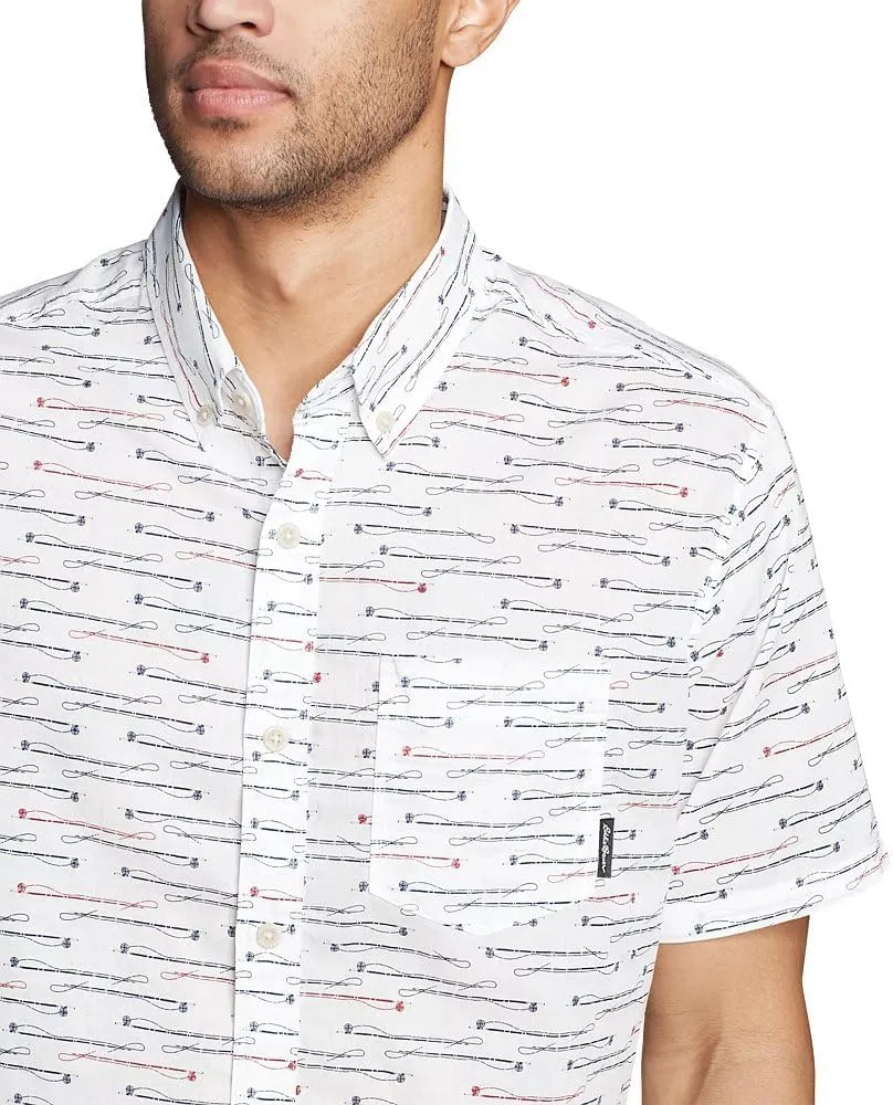 Eddie Bauer Men's Printed Baja Short-Sleeve Shirt