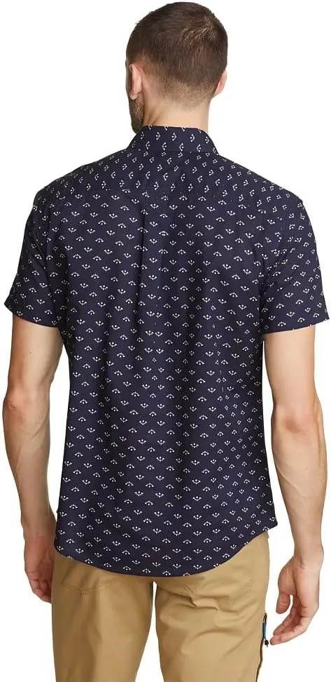 Eddie Bauer Men's Printed Baja Short-Sleeve Shirt
