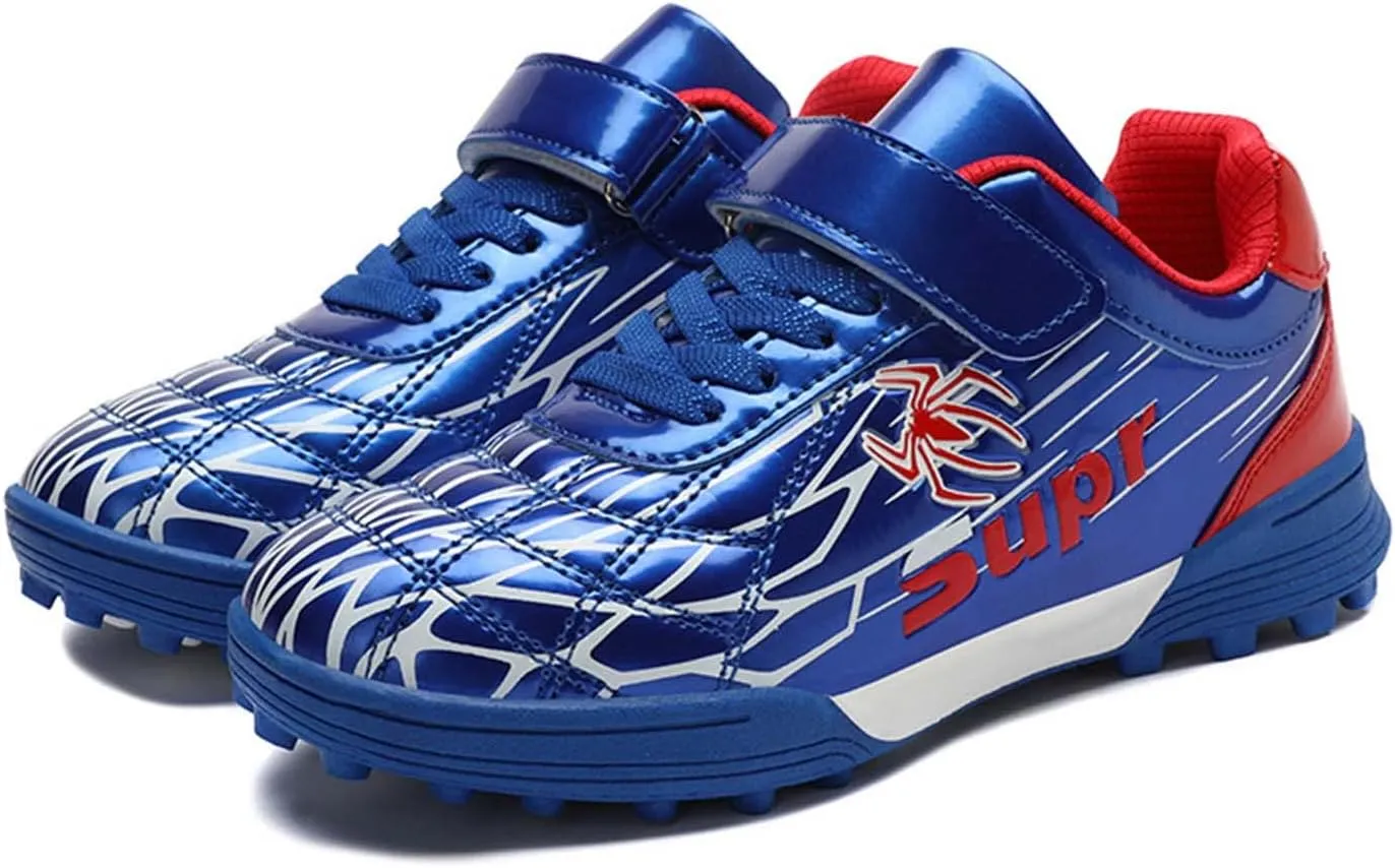 Eliogn Kids' Turf Soccer Shoes Indoor Football Outdoor Soccer Shoes Athletic Actual Combat Training Shoes(Little Kid/Big Kid)