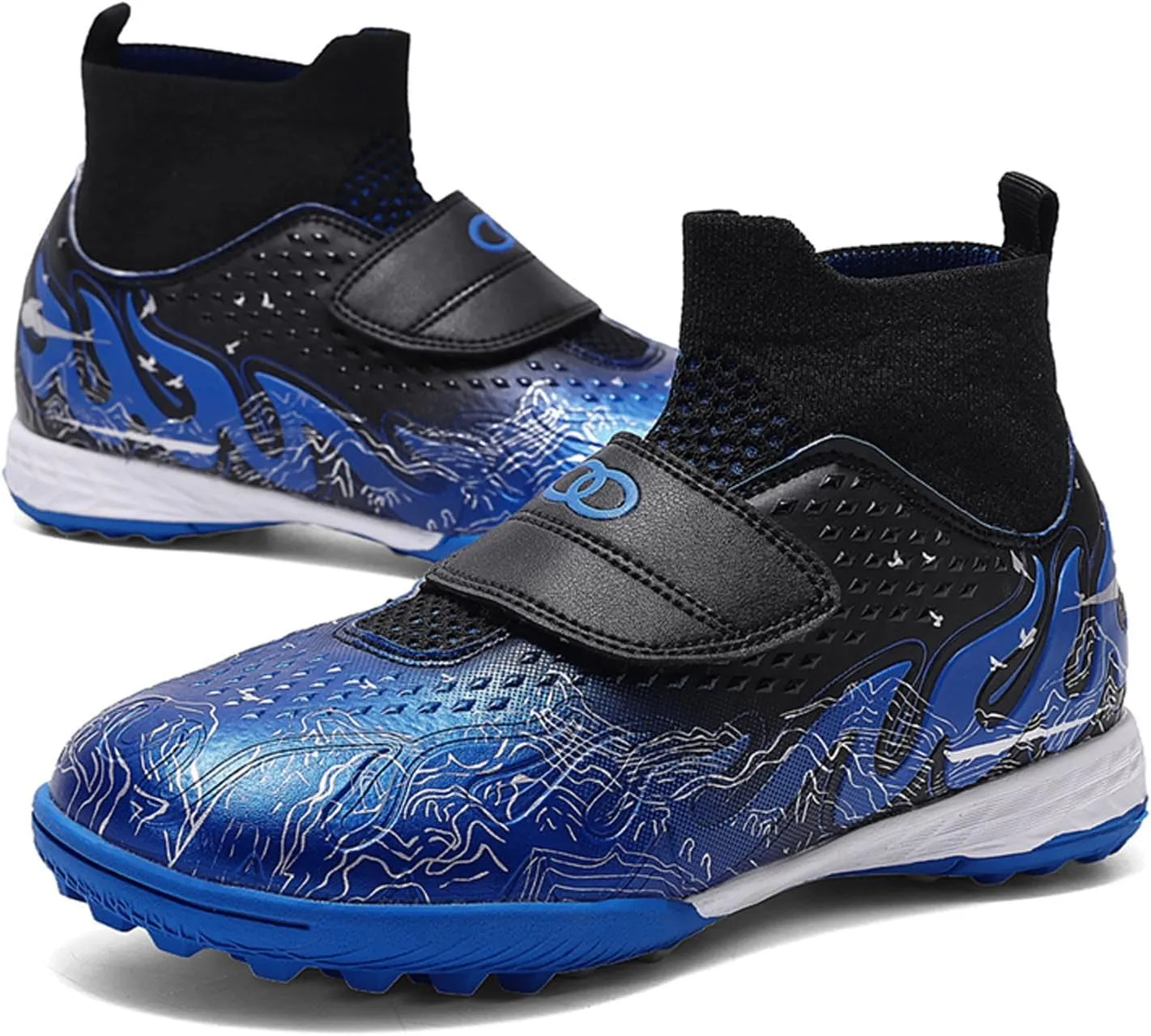 Eliogn Kids' Turf Soccer Shoes Indoor Football Outdoor Soccer Shoes Athletic Actual Combat Training Shoes(Little Kid/Big Kid)