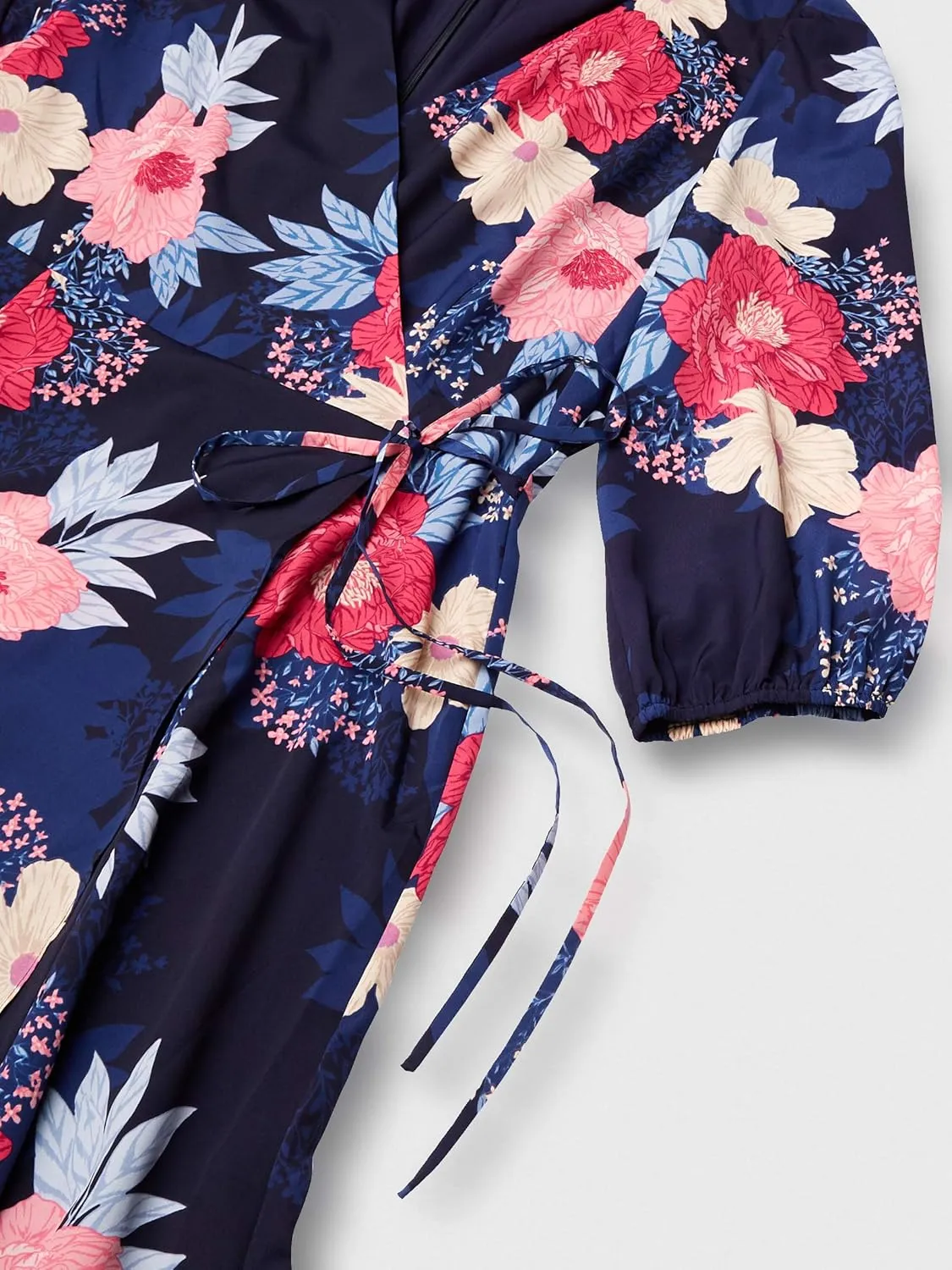 Eliza J Women's Printed Midi Wrap Dress