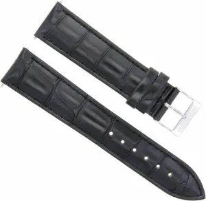 Ewatchparts 19MM ITALIAN LEATHER WATCH BAND STRAP COMPATIBLE WITH CITIZEN ECO-DRIVE WATCH BLACK