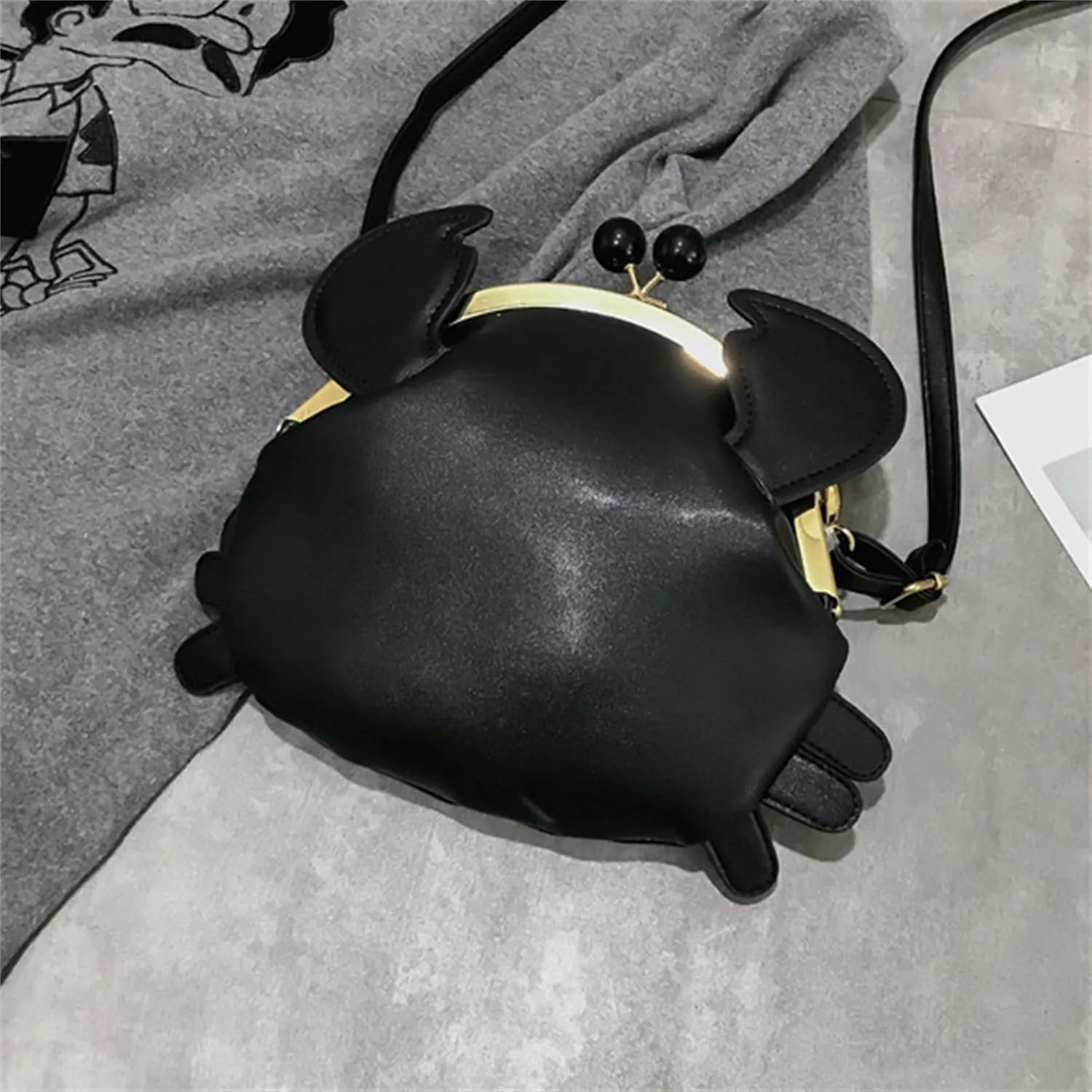 Excess Bag Bag Funny Animal Crossbody Bag Casual Women's Bag PU Leather Shoulder Bag