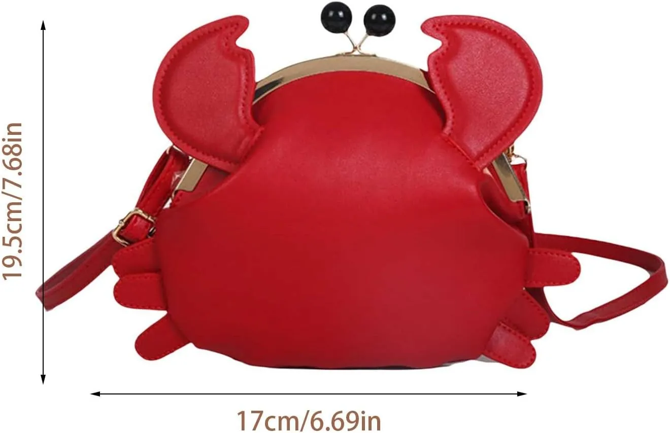 Excess Bag Bag Funny Animal Crossbody Bag Casual Women's Bag PU Leather Shoulder Bag