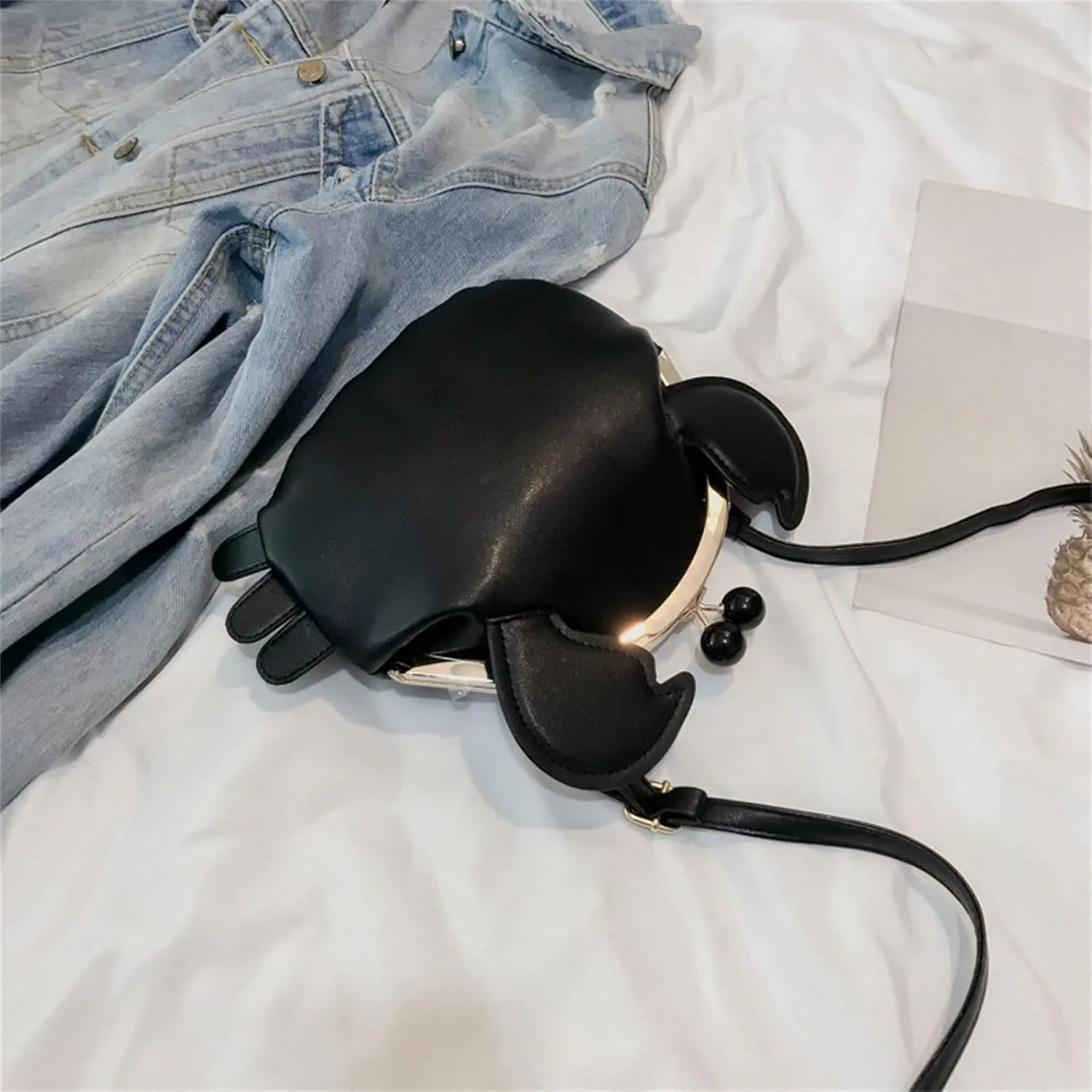 Excess Bag Bag Funny Animal Crossbody Bag Casual Women's Bag PU Leather Shoulder Bag