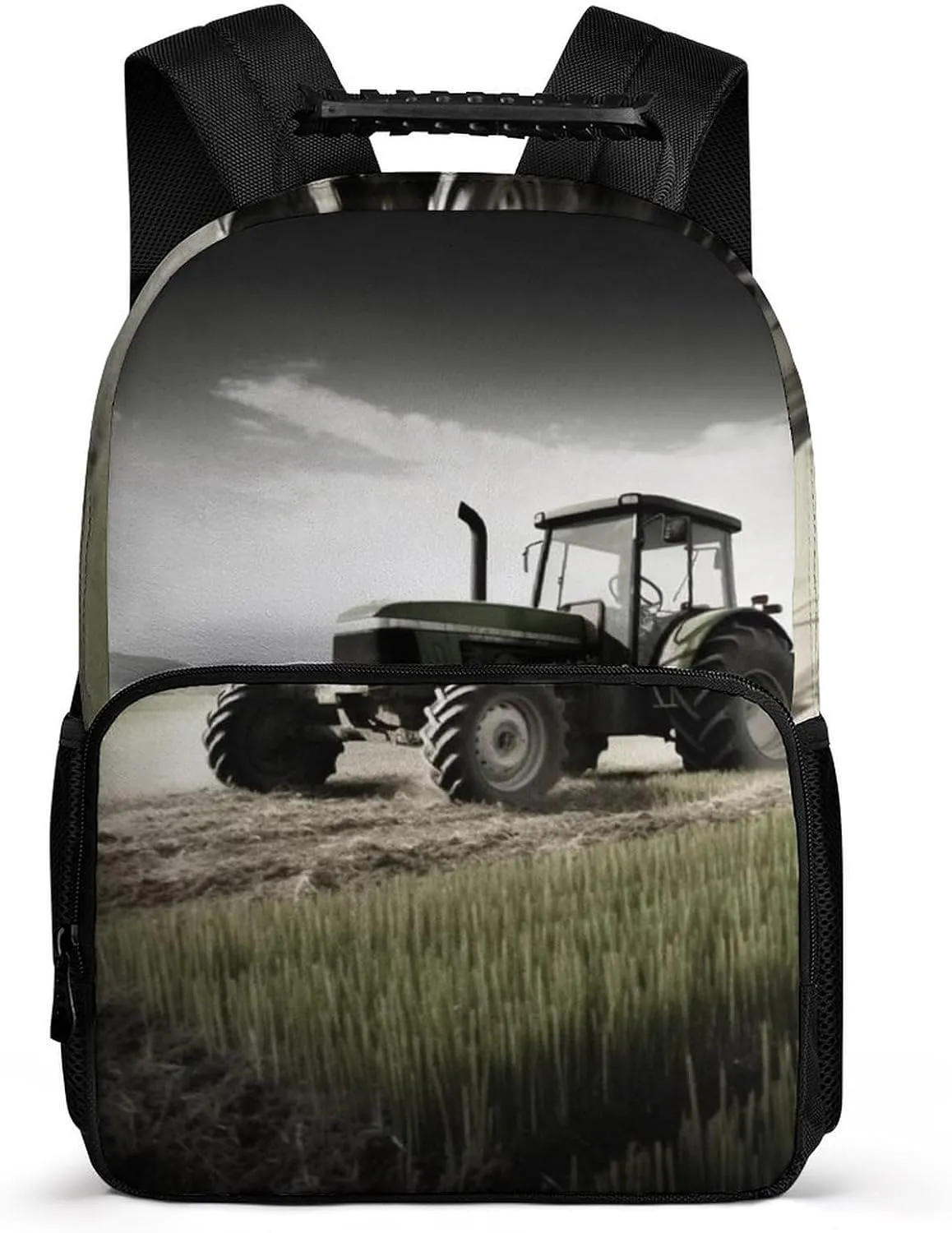 Extra Large Laptop Backpack for Woman Lightweight Computer Bag Tractor Agriculture Tranquil Work Bag Travel Daypacks for Man