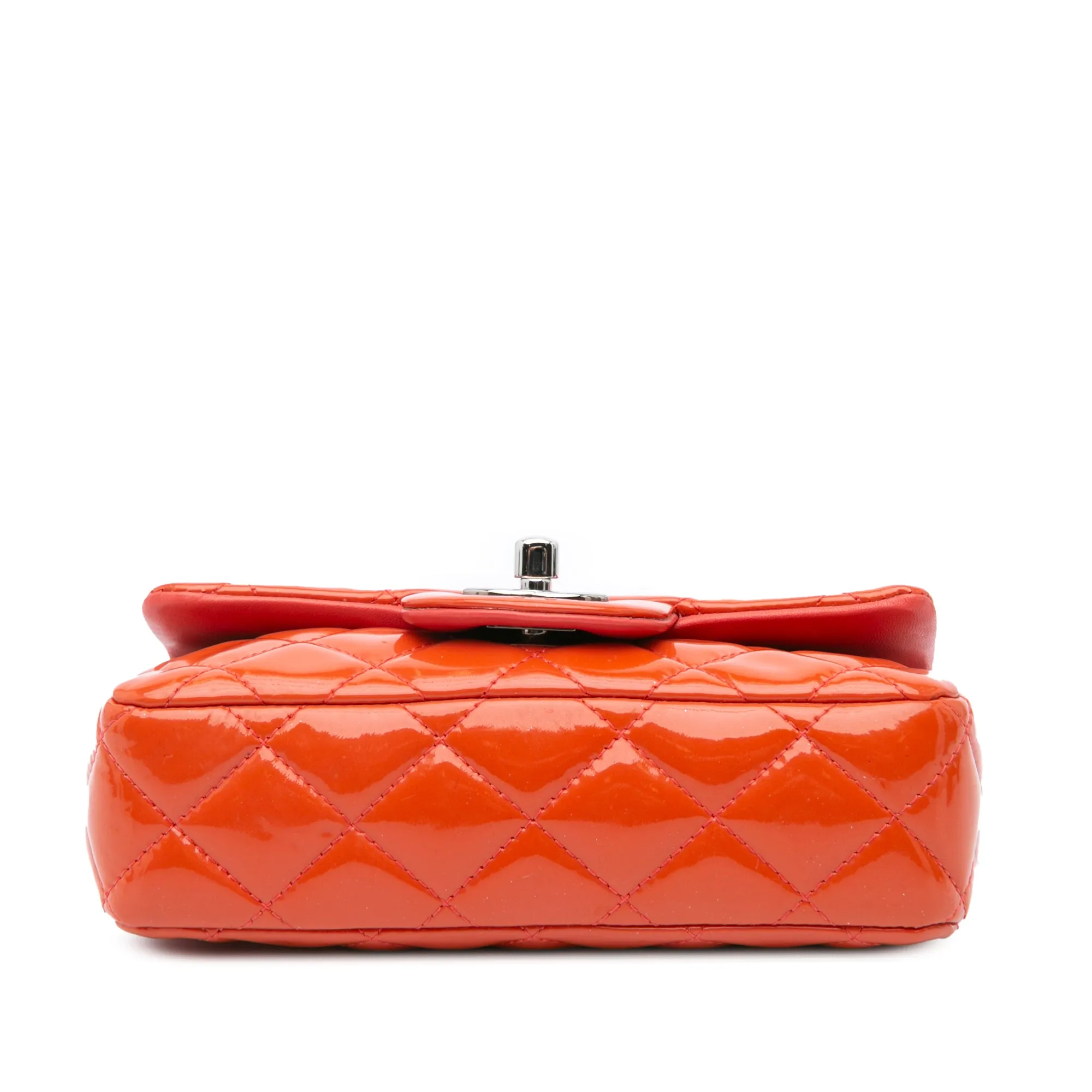 Extra Mini Rectangular Classic Patent Single Flap