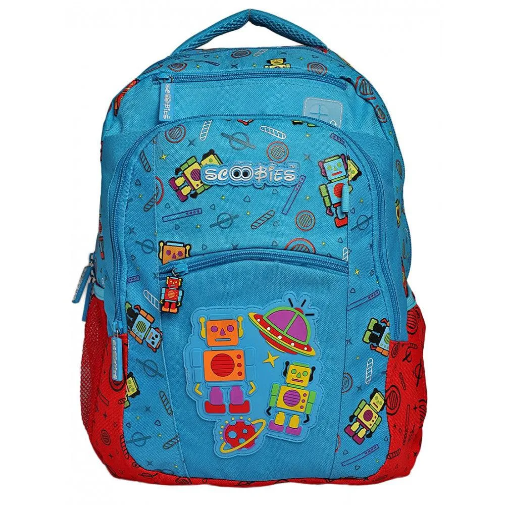 Fab N Dab Bag  |  Robotic Applique Badge Design  |  Bright Colours  |