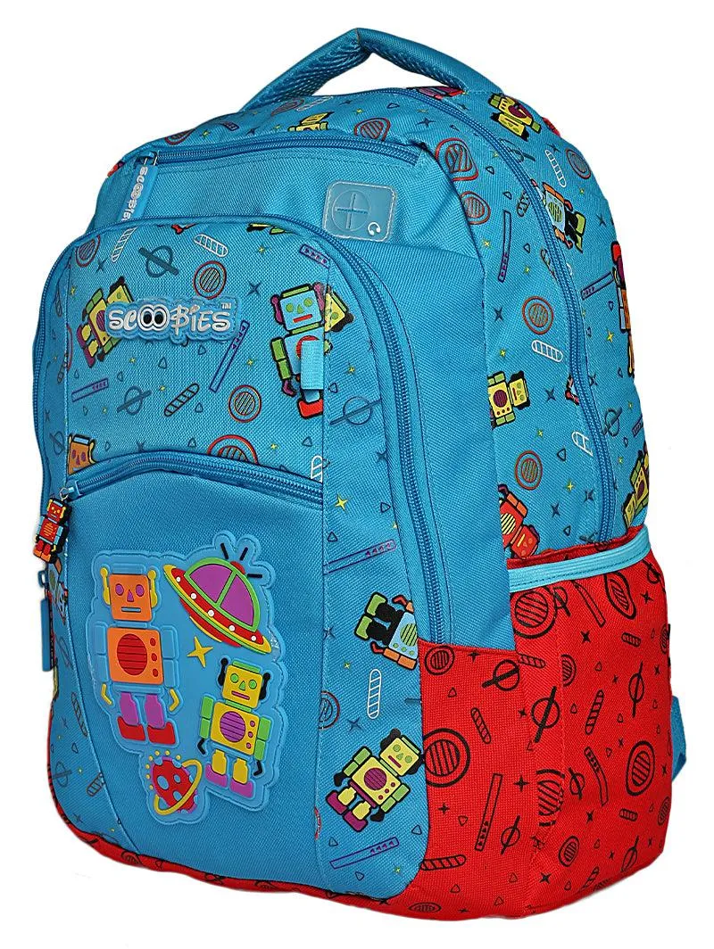 Fab N Dab Bag  |  Robotic Applique Badge Design  |  Bright Colours  |