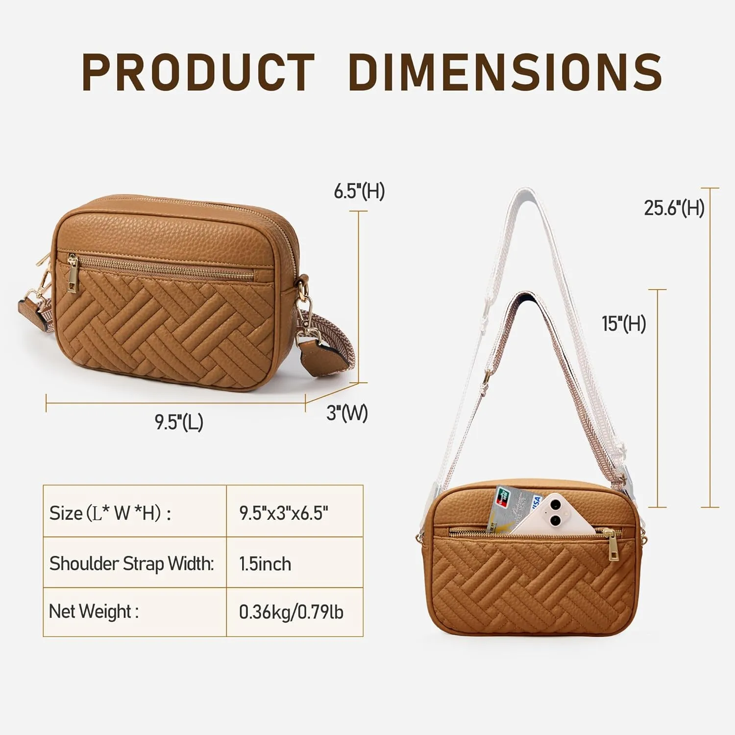 Fancy Forest Crossbody Bags for Women - Trendy Vegan Leather Small Purse, Travel-Ready Designer Accessory