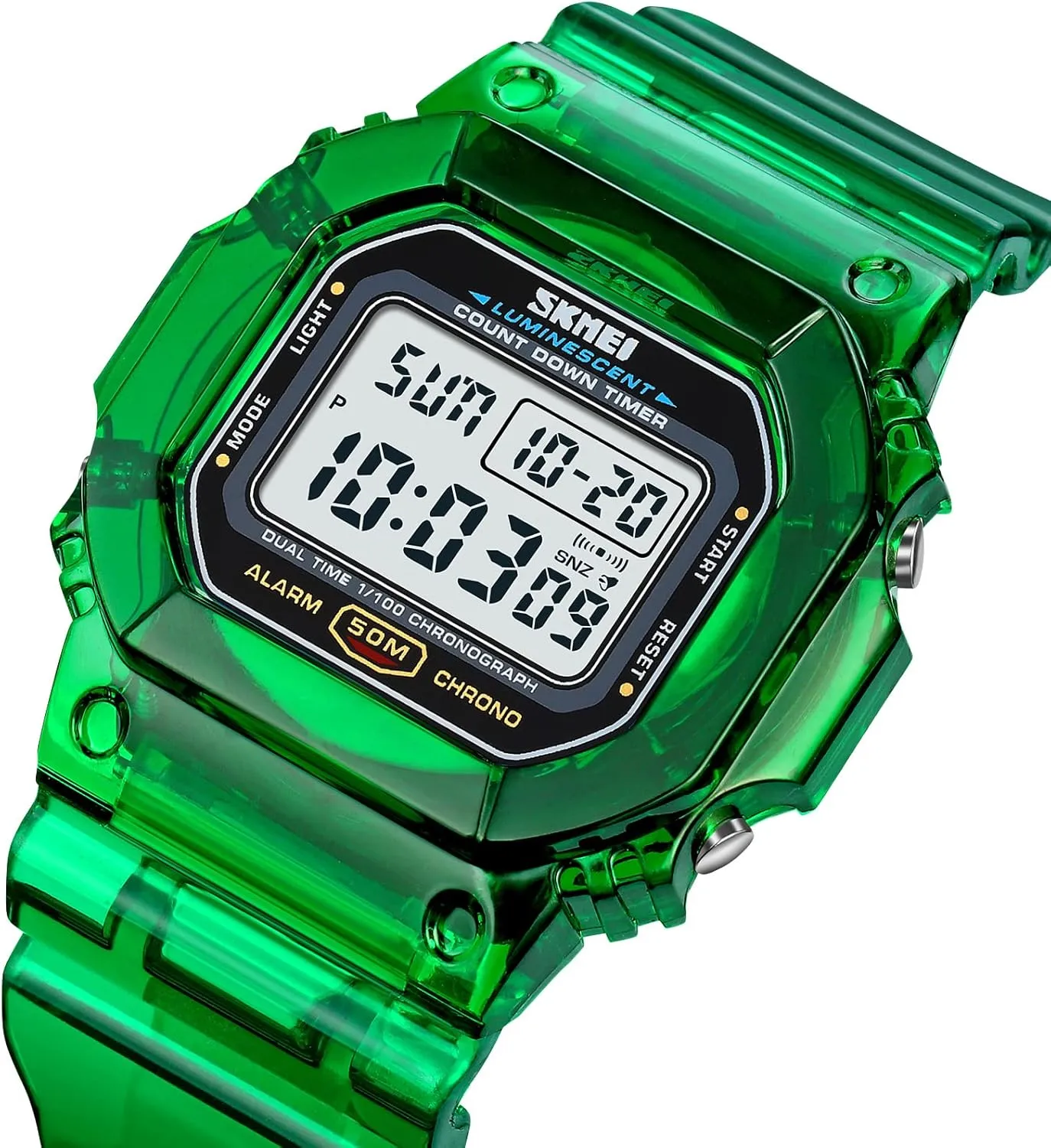 FANMIS Mens Fashion Military Multifunction Digital Watches 50M Water Resistant Electronic LED Backlight Sports Watch Unisex Outdoor Sport Watch