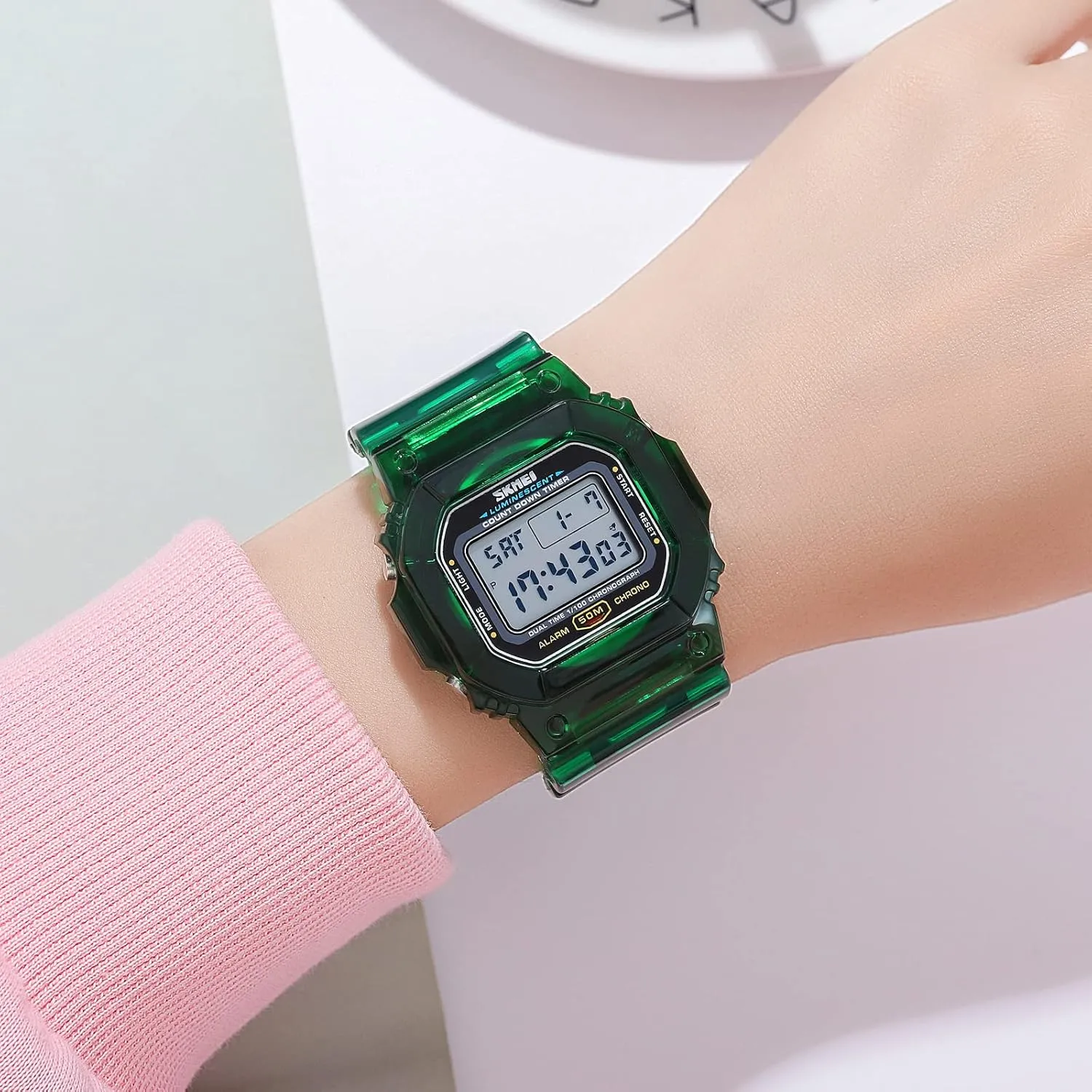 FANMIS Mens Fashion Military Multifunction Digital Watches 50M Water Resistant Electronic LED Backlight Sports Watch Unisex Outdoor Sport Watch