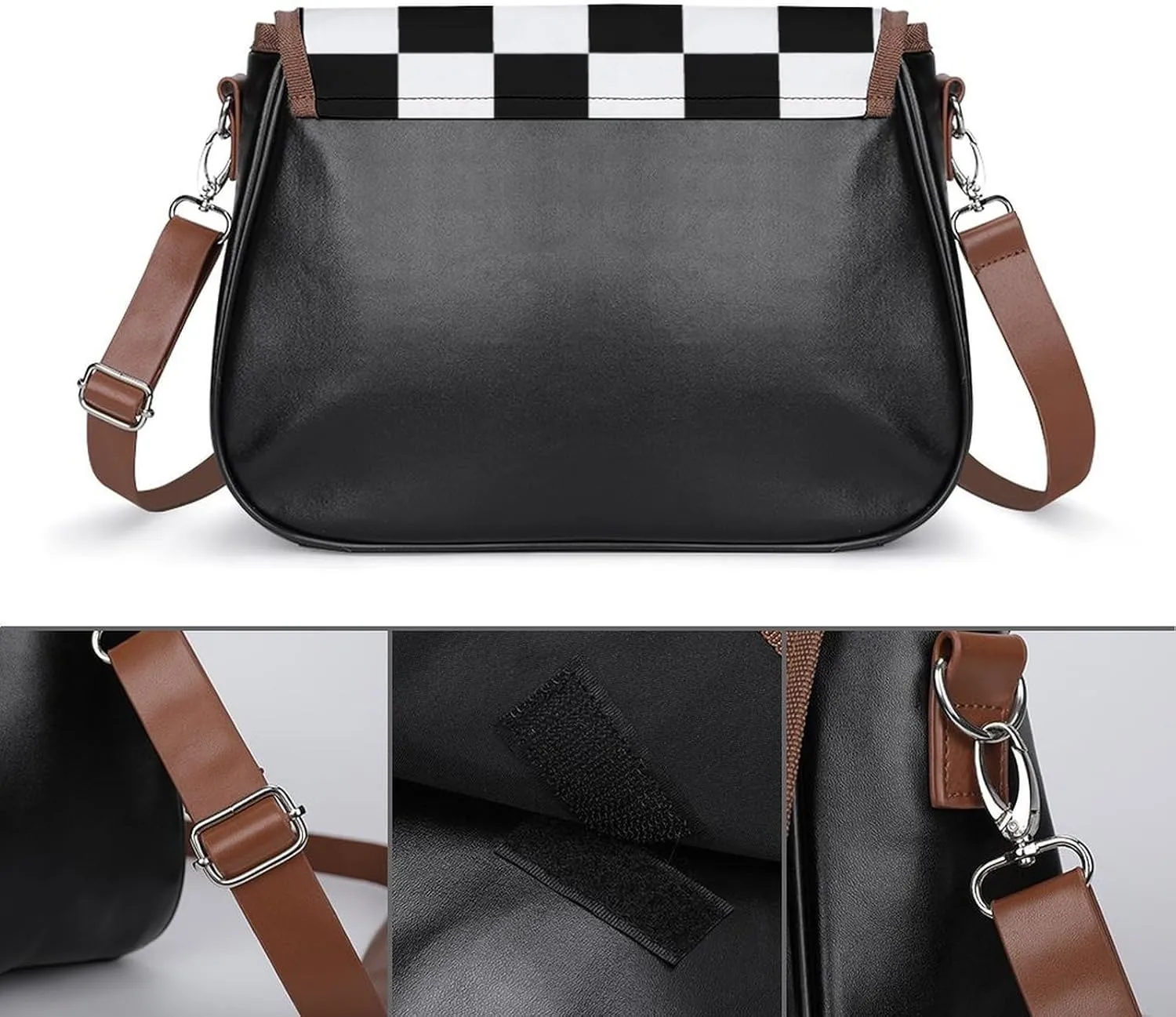 Fashion Crossbody Bag For Women Lightweight Shoulder Bag With Detachable Strap
