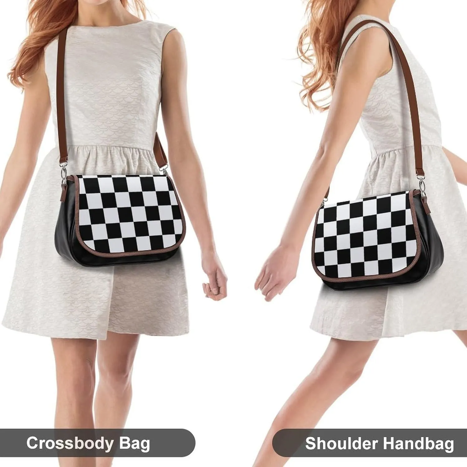 Fashion Crossbody Bag For Women Lightweight Shoulder Bag With Detachable Strap