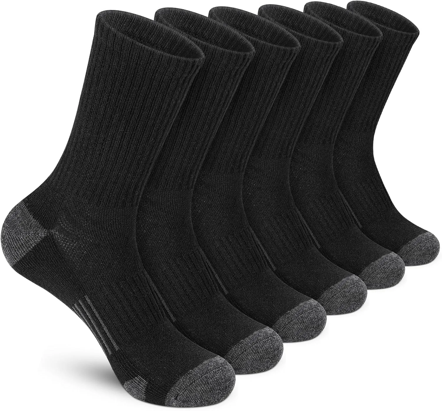 Felicigeely Running Crew Socks Cushion Breathable Athletic
