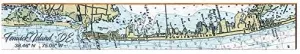 Fenwick Island, Delaware Navigational Chart Large | Size: 9.5" x 60" Wall Art