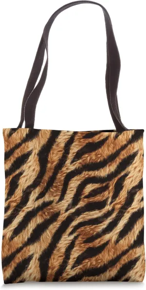 Fierce Harmony The Tiger's Canvas Primal Beauty Tote Bag